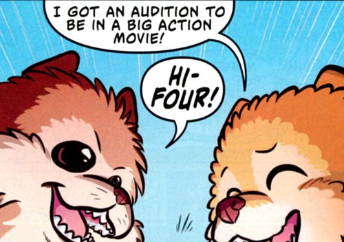 Boo Comic Sample Panel