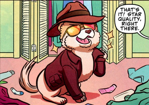Boo Comic Sample Panel