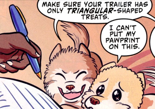 Boo Comic Sample Panel