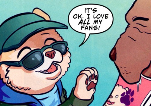 Boo Comic Sample Panel