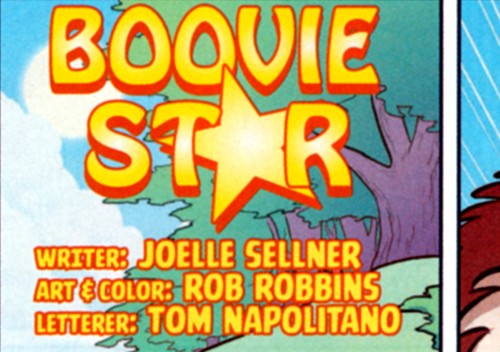 Boo Comic Title Page
