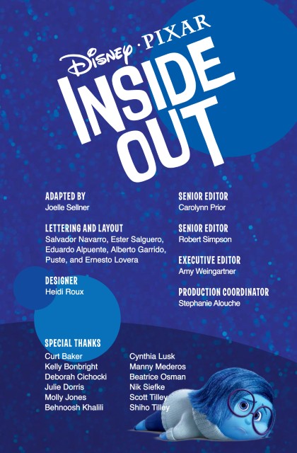 Inside Out Cinestory Credits
