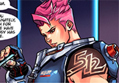 Overwatch Comic Sample Panel