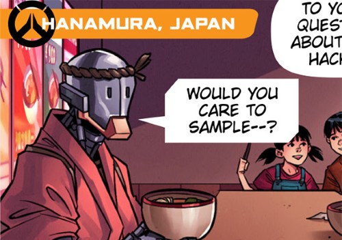 Overwatch Comic Sample Panel