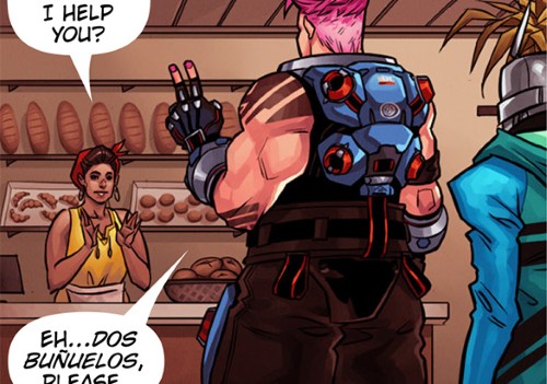Overwatch Comic Sample Panel