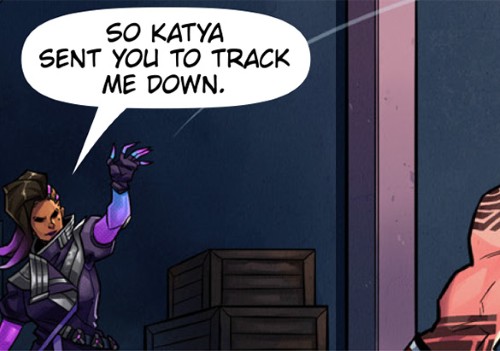Overwatch Comic Sample Panel