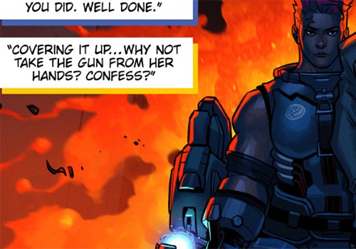 Overwatch Comic Sample Panel