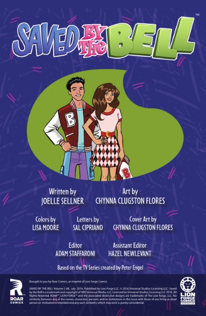 Saved by the Bell Credits