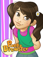 [Punky Brewster Comic Logo]