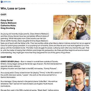 Win Lose or Love Announcement